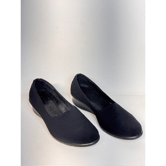 Ecco Shoes - Ecco Felicia Stretch Loafers Shoes Womens Size 6-6.5 US 37 EU Black Comfort